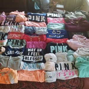 Victoria's secret pink t shirt collection